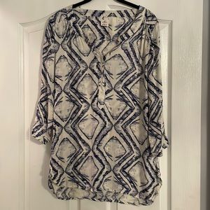 Henley style O'Neill blouse - size S -EUC- summer sale - summer pieces  20!!